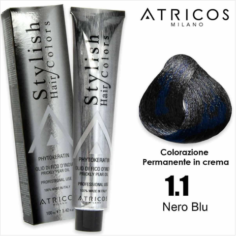 Stylish Hair Colors 1.1 Preto Azulado - 100G