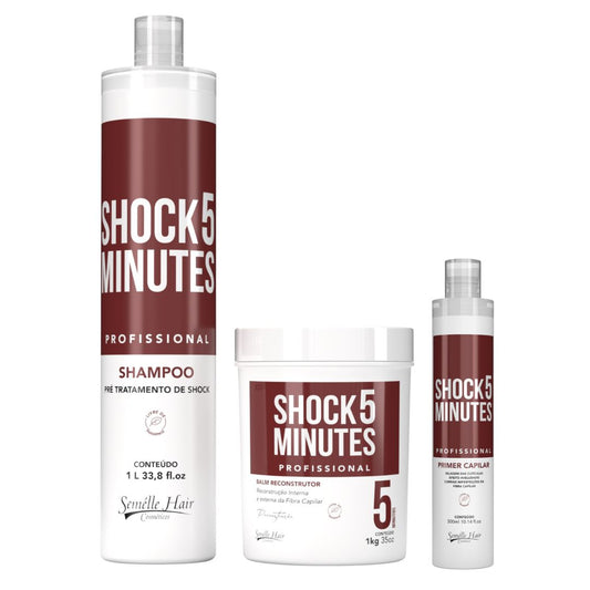 Kit SHOCK 5 Reconstrução Capilar Profissional