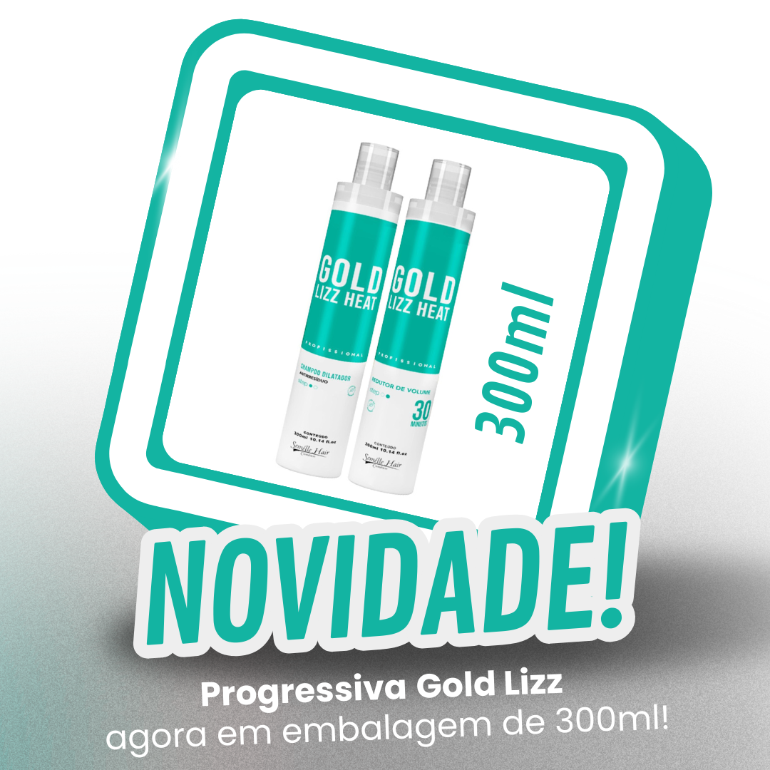Kit Progressiva Gold Lizz 2x300ML