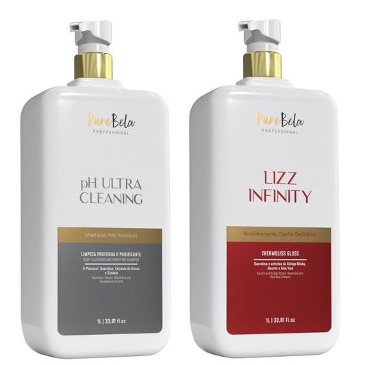 Progressiva Lizz Infinity 2x1L - Alisamento Capilar