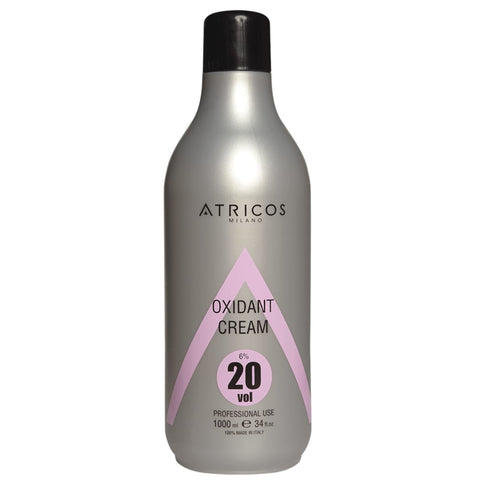 Oxidante Cream 20vol. 1000ML para descoloração e coloração dos cabelos. Fórmula cremosa que evita escorrimento, ideal para tons intensos.