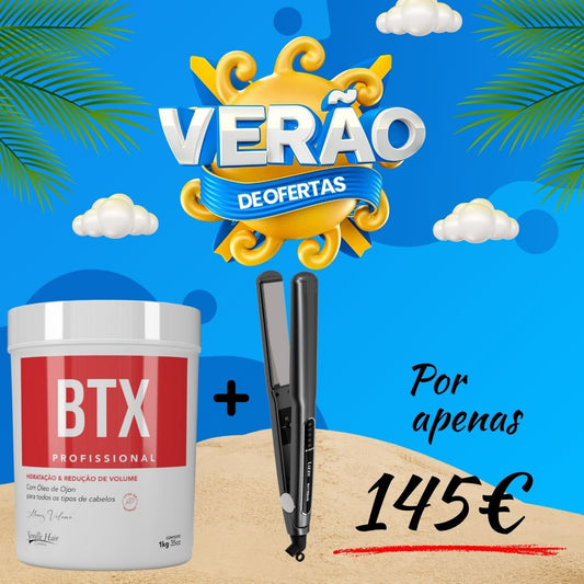 Máscara BTX + Prancha Lizze Extreme