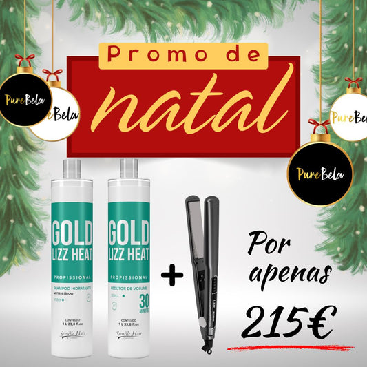 Progressiva Gold Lizz + Prancha Lizze Extreme