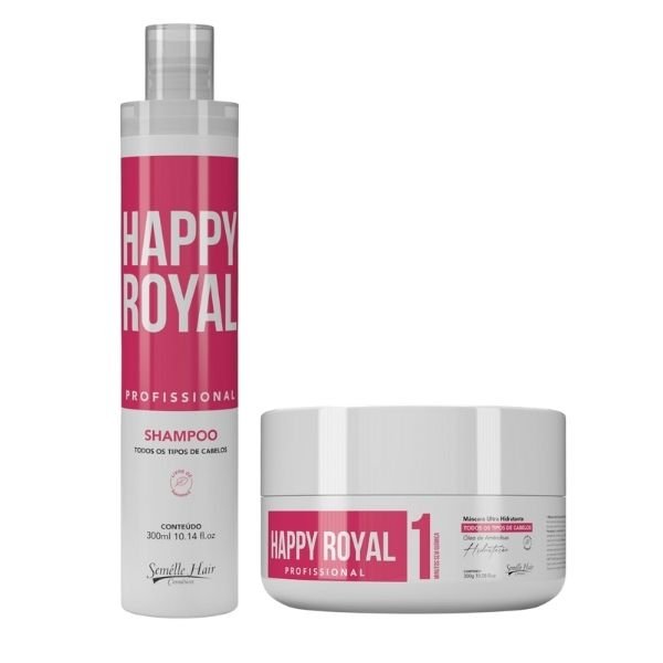 KIT HAPY ROYAL PROFISSIONAL - Pure Bela - Cosméticos & Acessórios